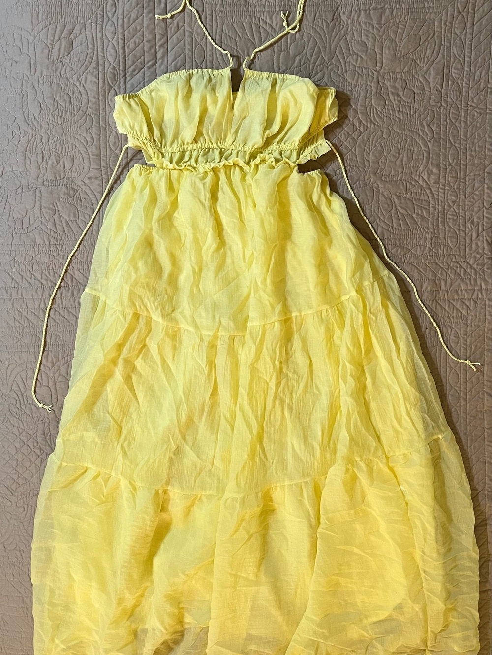 Yellow Women’s NN-945 Y2K Maxi Dress XL